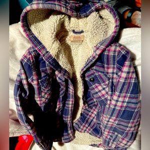 Girls Boston Traders Lined flannel